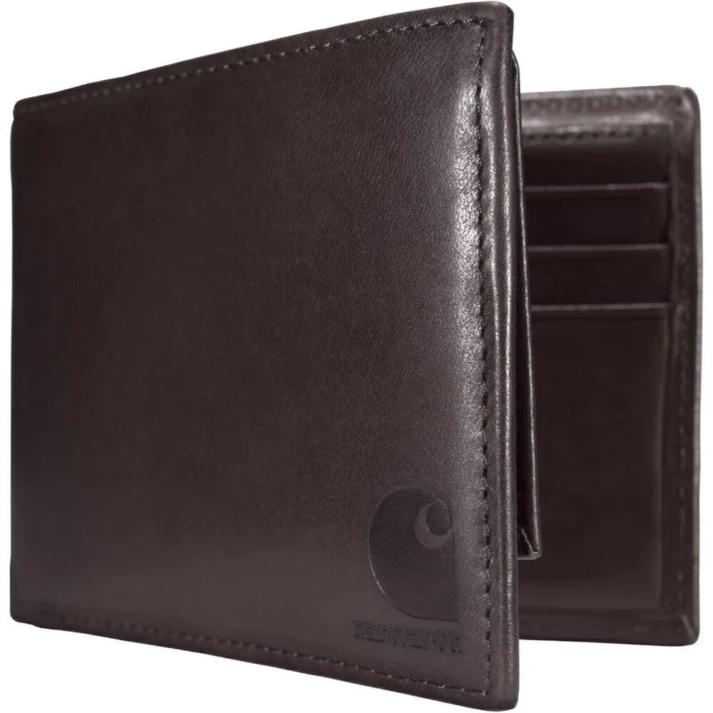 🆕Men Brown Durable Oil Leather Wallets Available in Multiple Styles